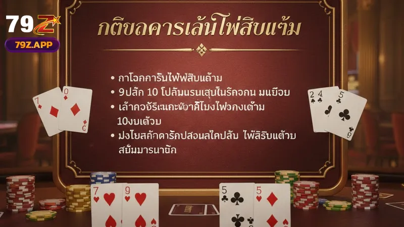 ขั้นตอนการเล่นและกติกาที่ควรรู้แบบเจาะลึก