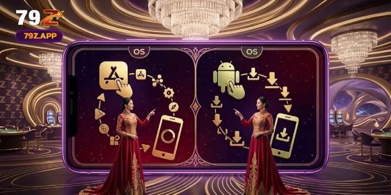 ขั้นตอน ดาวน์โหลด 79Z สำหรับระบบปฏิบัติการ iOS